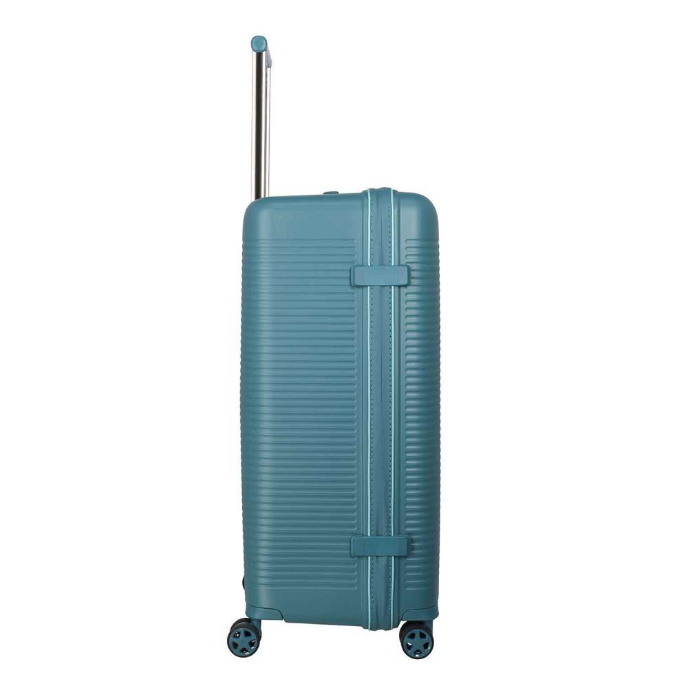Travelite Roomer Trunk Aqua 4-Doppelrollen Trolley L 78cm
