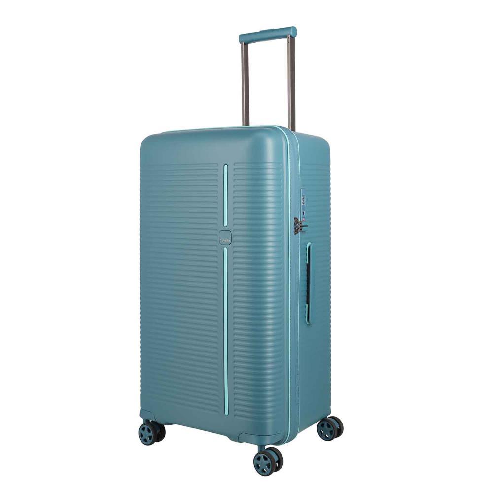 Travelite Roomer Trunk Aqua 4-Doppelrollen Trolley L 78cm