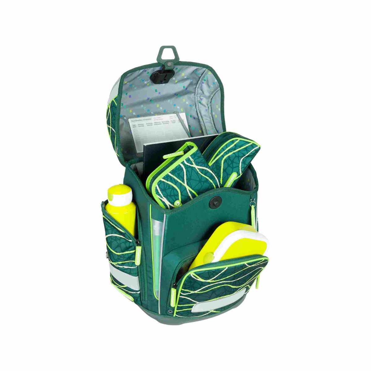 Schneiders Ergolite Jungle Schulranzen Set 9tlg.