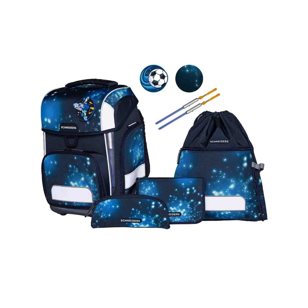 Schneiders Ergolite Deep Cosmos Schulranzen Set 9tlg.