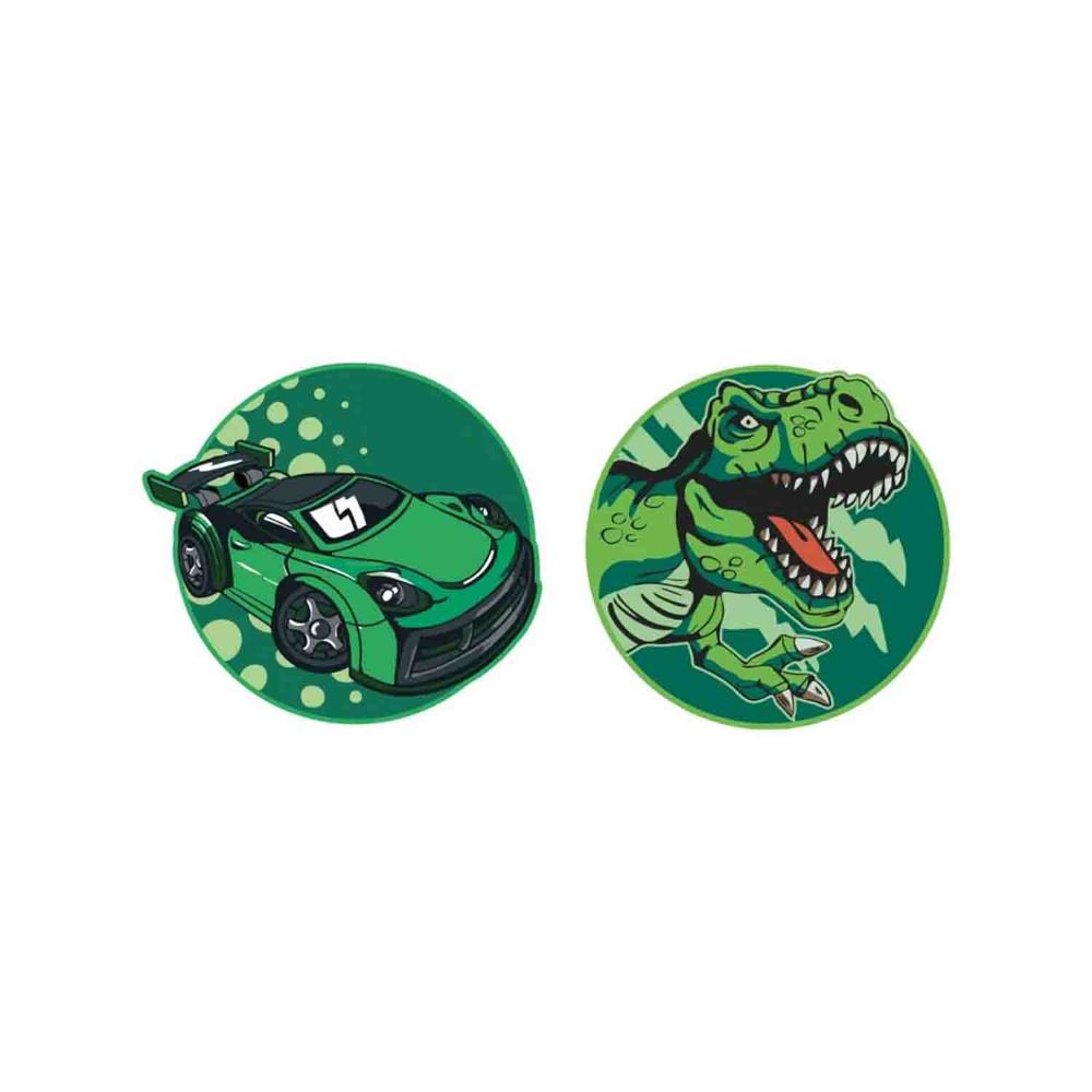 Schneiders Car Dino Patches Set 2tlg.