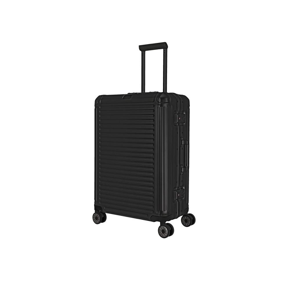 Travelite Next Schwarz 4 Rollen Trolley M 65 cm