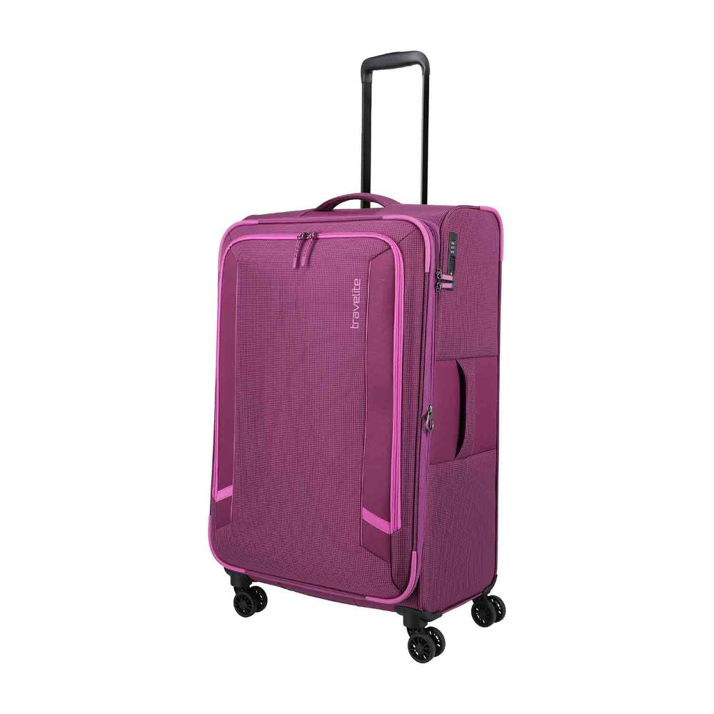 Travelite Corsiica Pink 4 Doppelrollen Trolley L 77 cm