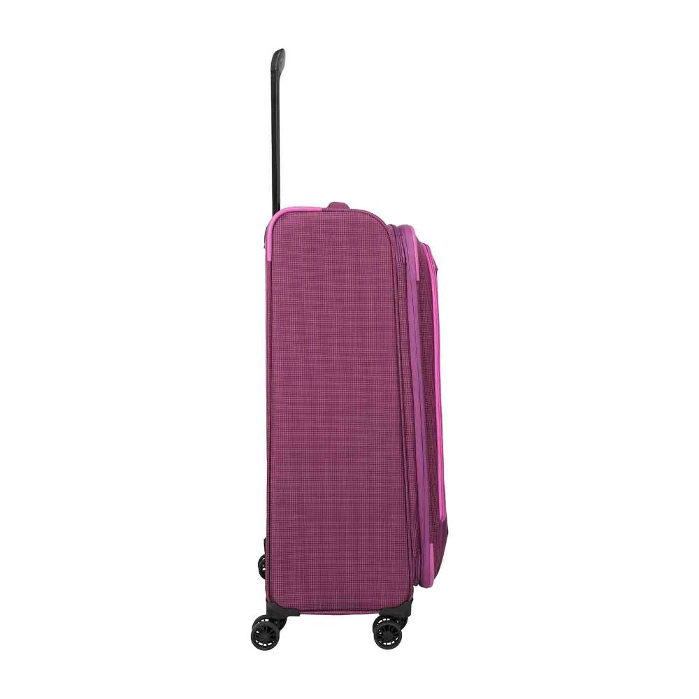 Travelite Corsiica Pink 4 Doppelrollen Trolley L 77 cm