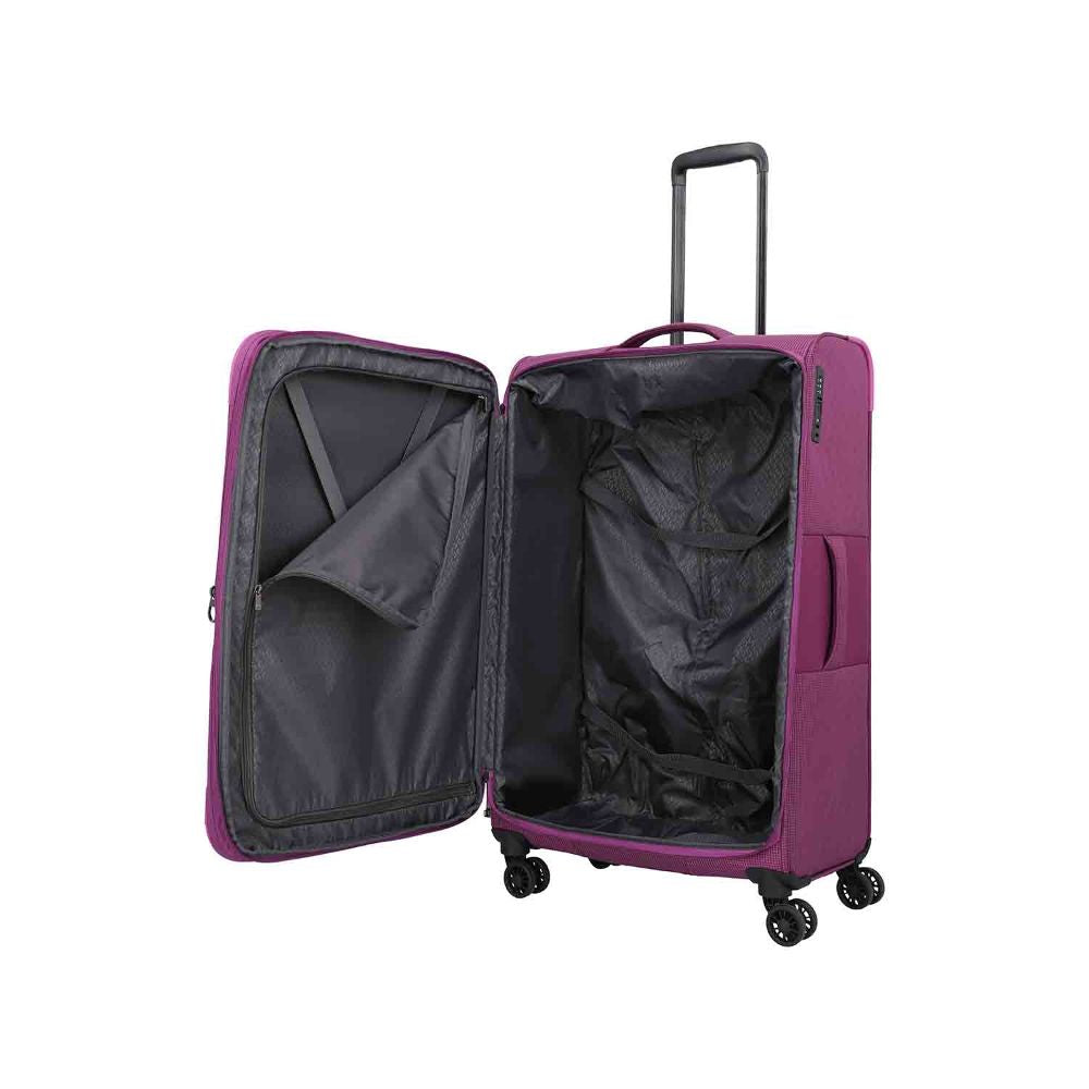 Travelite Corsiica Pink 4 Doppelrollen Trolley L 77 cm