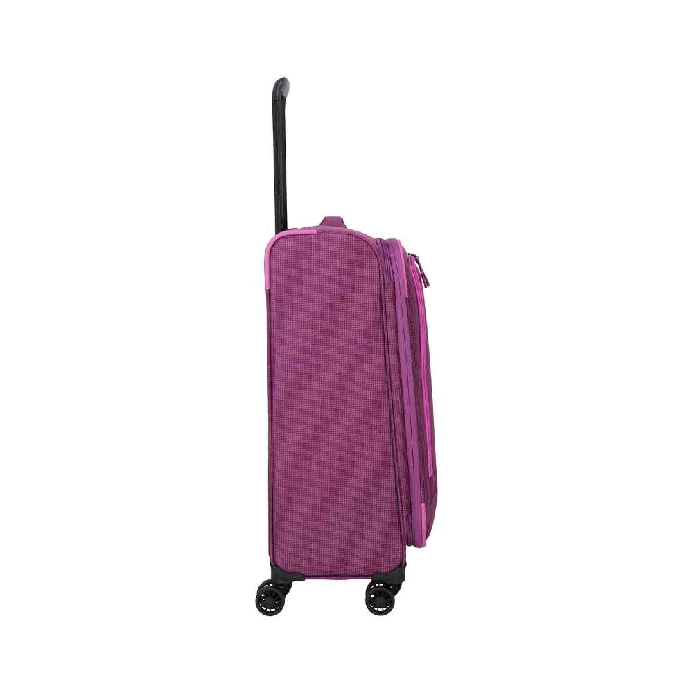 Travelite Corsiica Pink 4 Doppelrollen Trolley M 67 cm