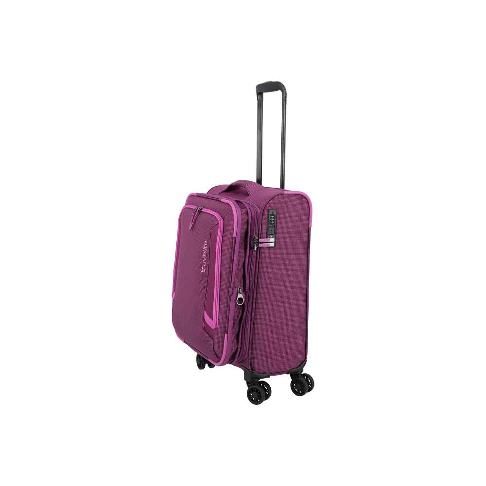 Travelite Corsiica Pink 4 Doppelrollen Trolley S 55 cm