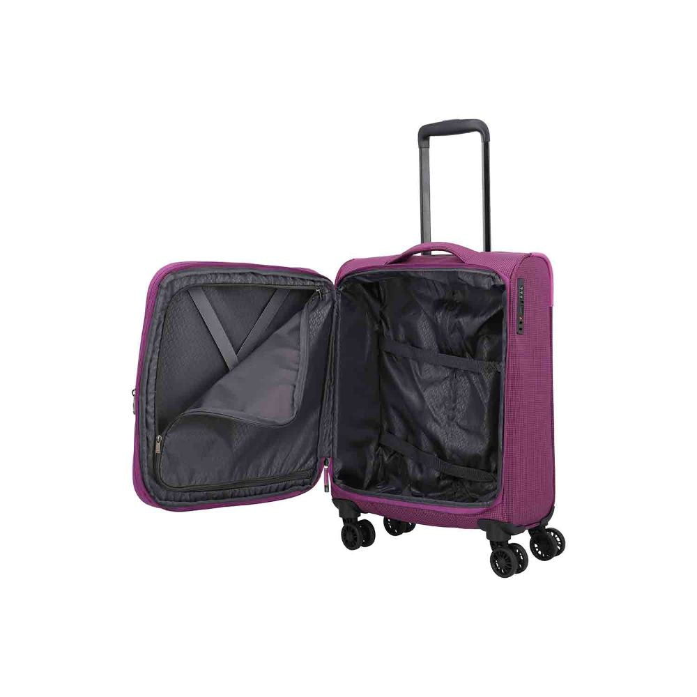 Travelite Corsiica Pink 4 Doppelrollen Trolley S 55 cm