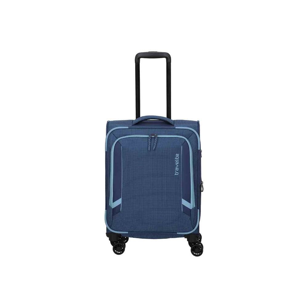 Travelite Corsiica Blue 4 Doppelrollen Trolley S 55 cm