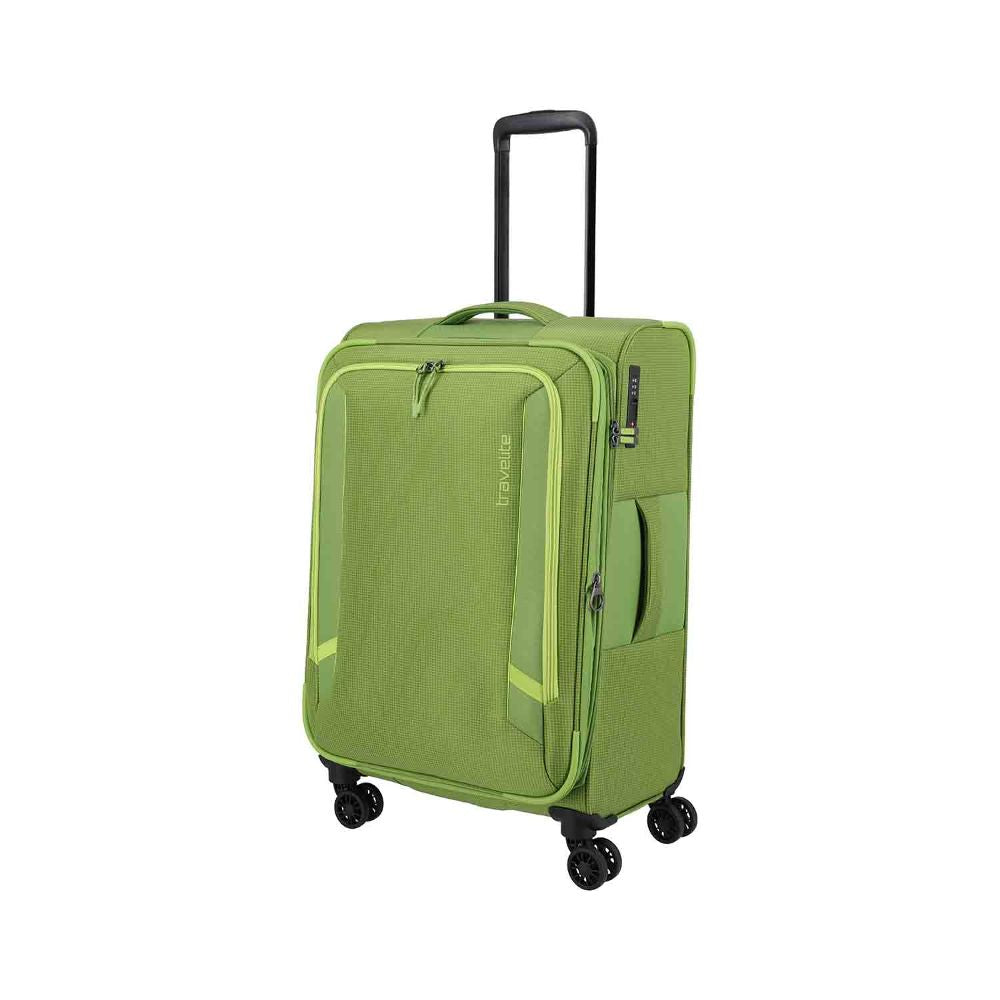 Travelite Corsiica Fresh Green 4 Doppelrollen Trolley M 67 cm