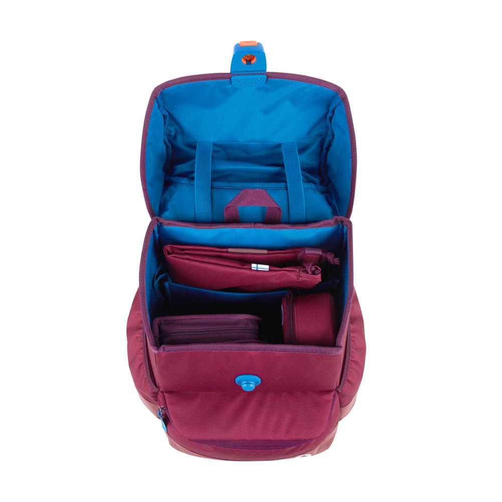 Finkid Buddy Eko Sport Wild Berry Purple Schulrucksack Set 4tlg.