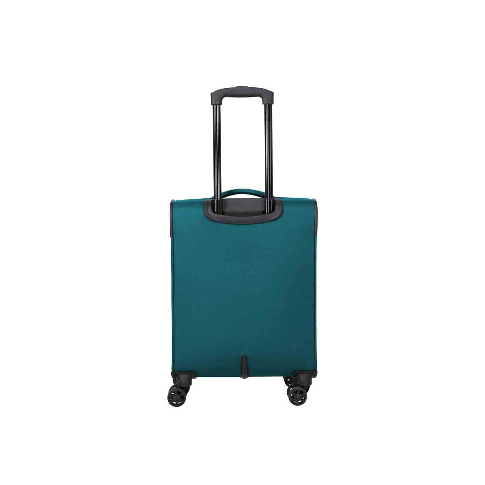 Travelite Priego Petrol 4 Doppelrollen Trolley S 55 cm