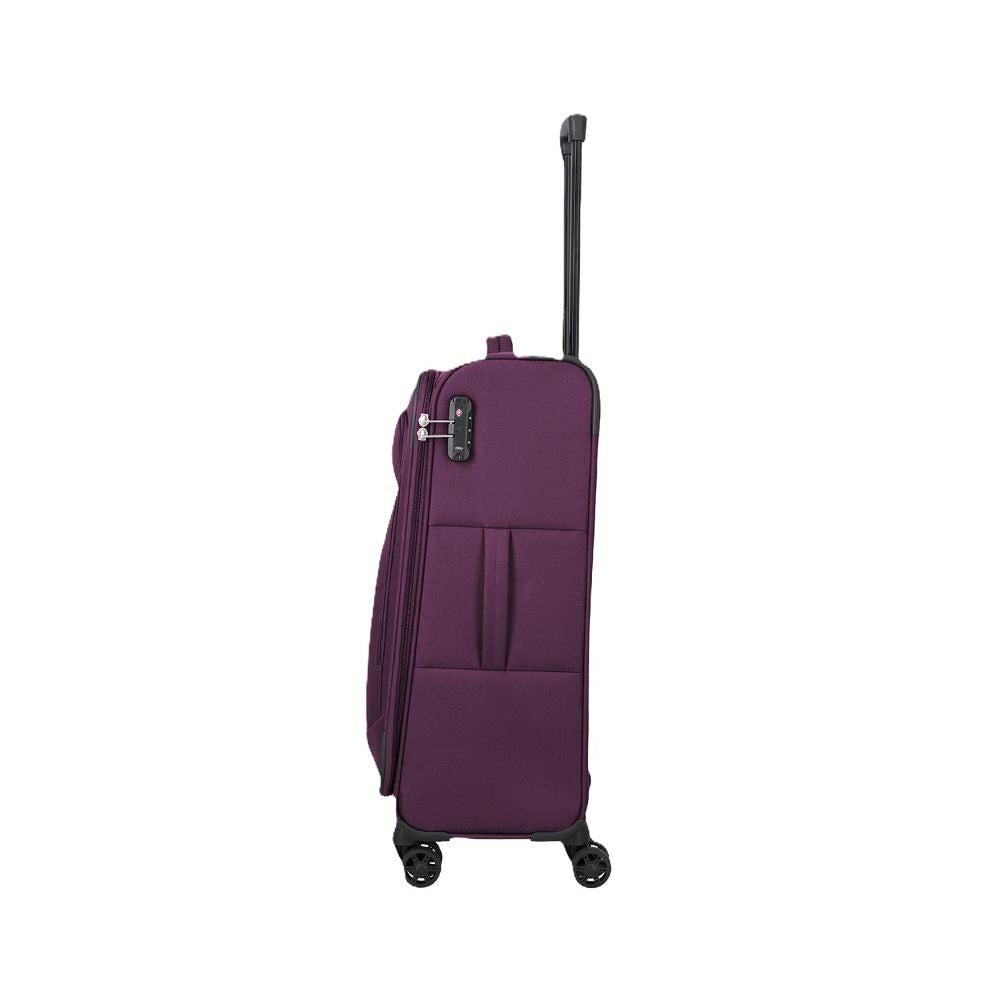 Travelite Priego Berry 4 Doppelrollen Trolley M 66 cm