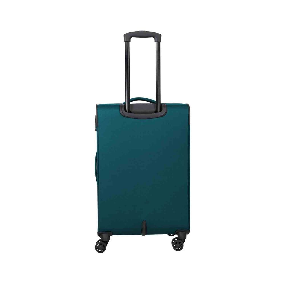 Travelite Priego Petrol 4 Doppelrollen Trolley M 66 cm