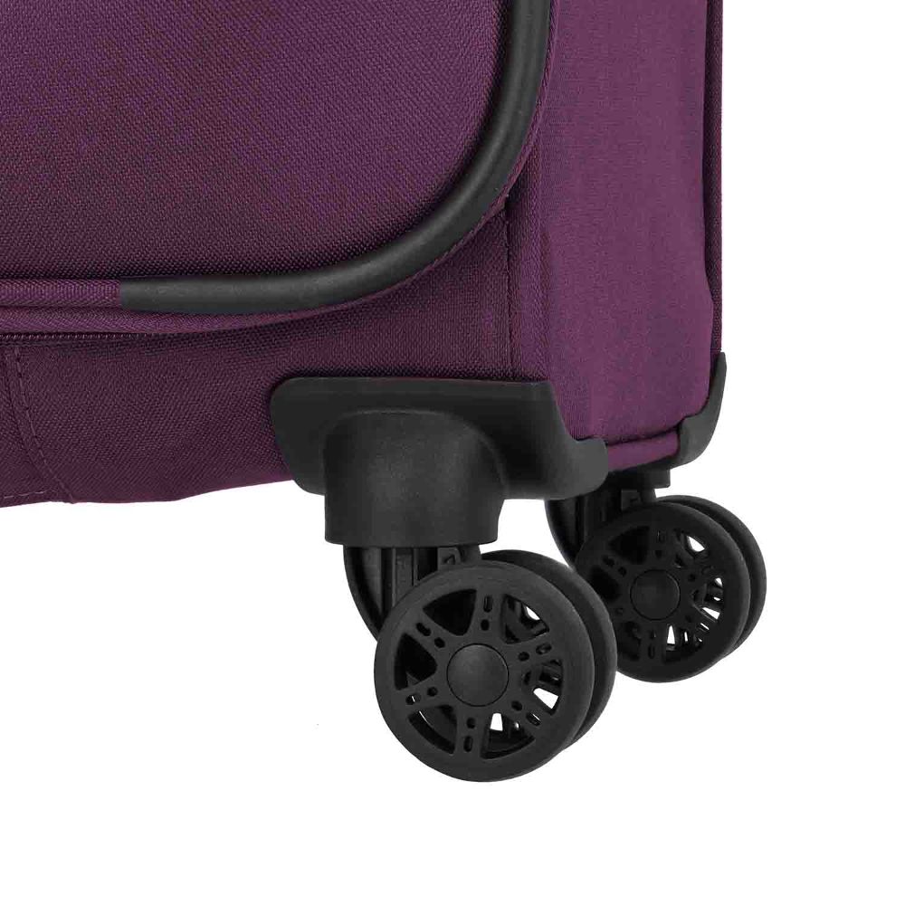 Travelite Priego Berry 4 Doppelrollen Trolley L 77 cm