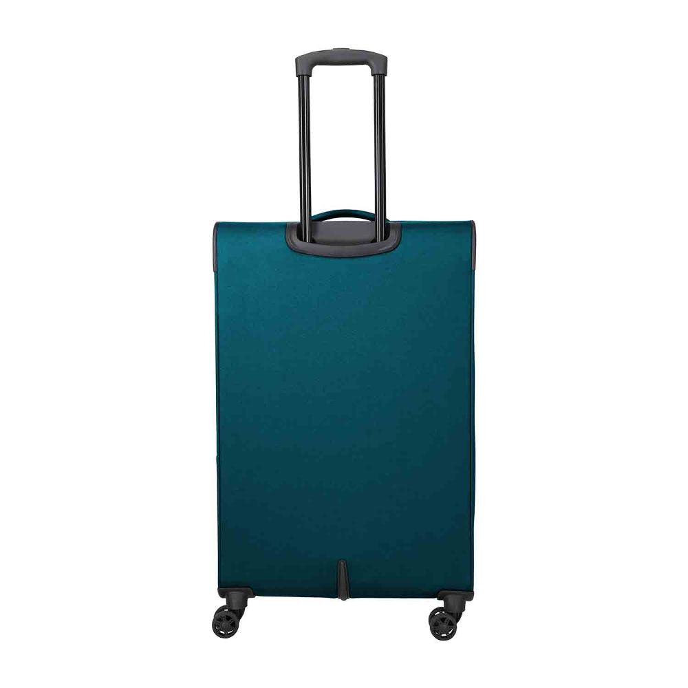 Travelite Priego Petrol 4 Doppelrollen Trolley L 77 cm