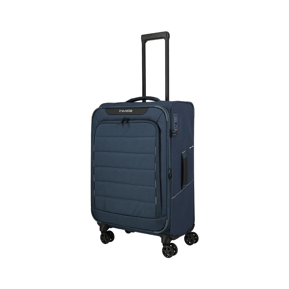 Travelite Skaii Navy 4-Rollen Trolley M 67cm