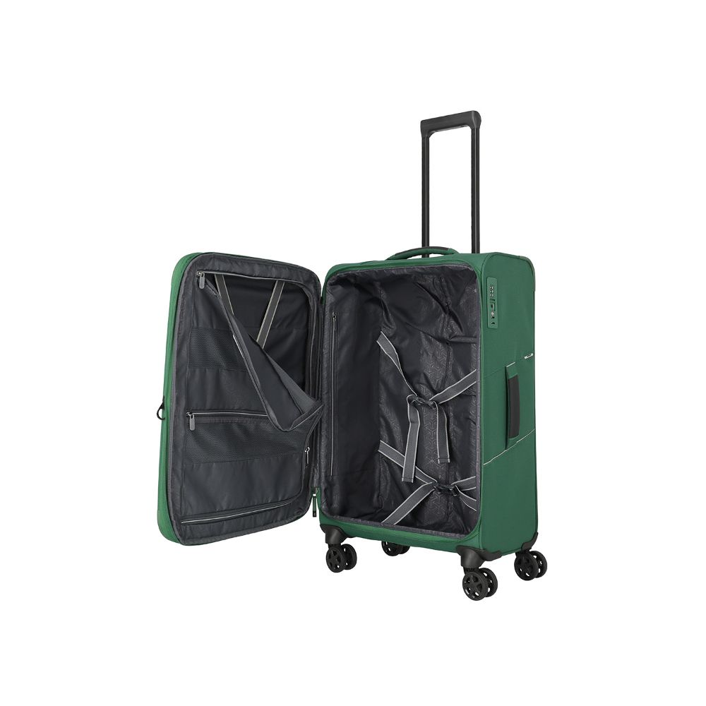 Travelite Skaii Green 4-Rollen Trolley M 67cm
