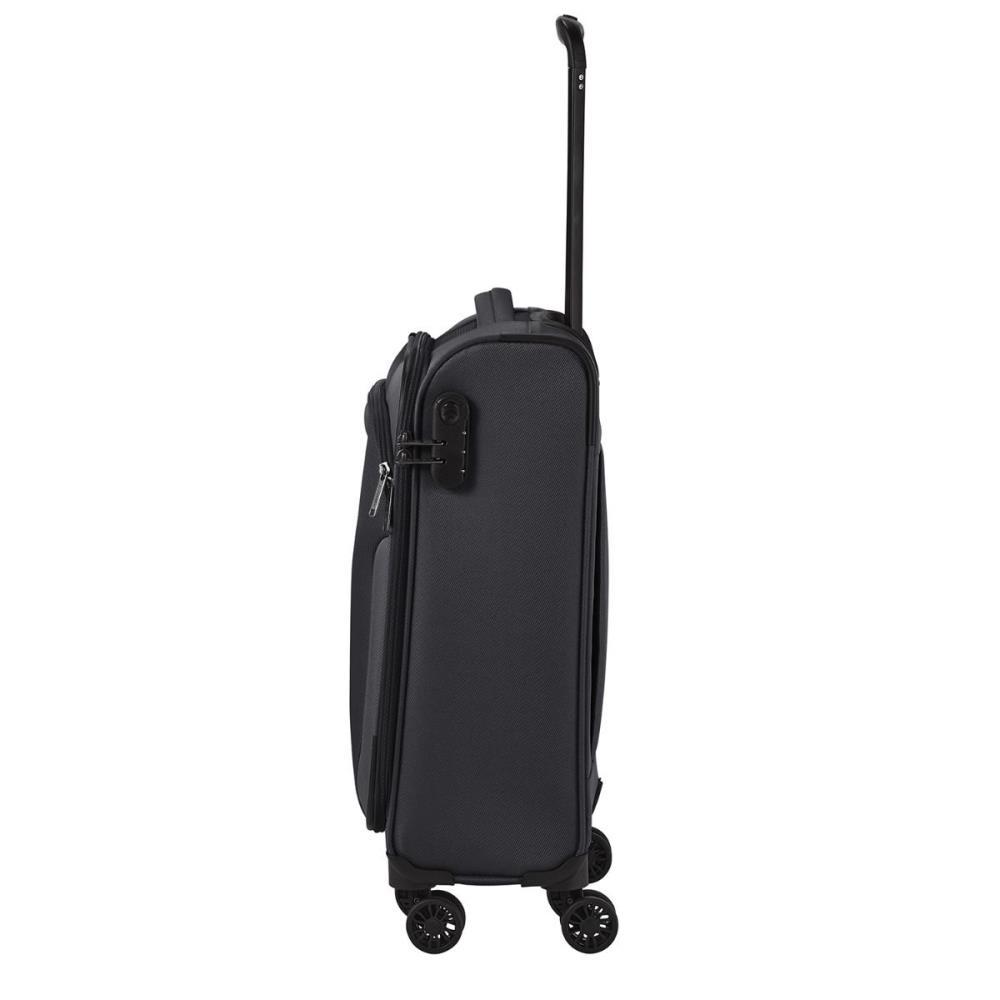 Travelite Croatia Anthrazit 4-Rollen Trolley S 55 cm