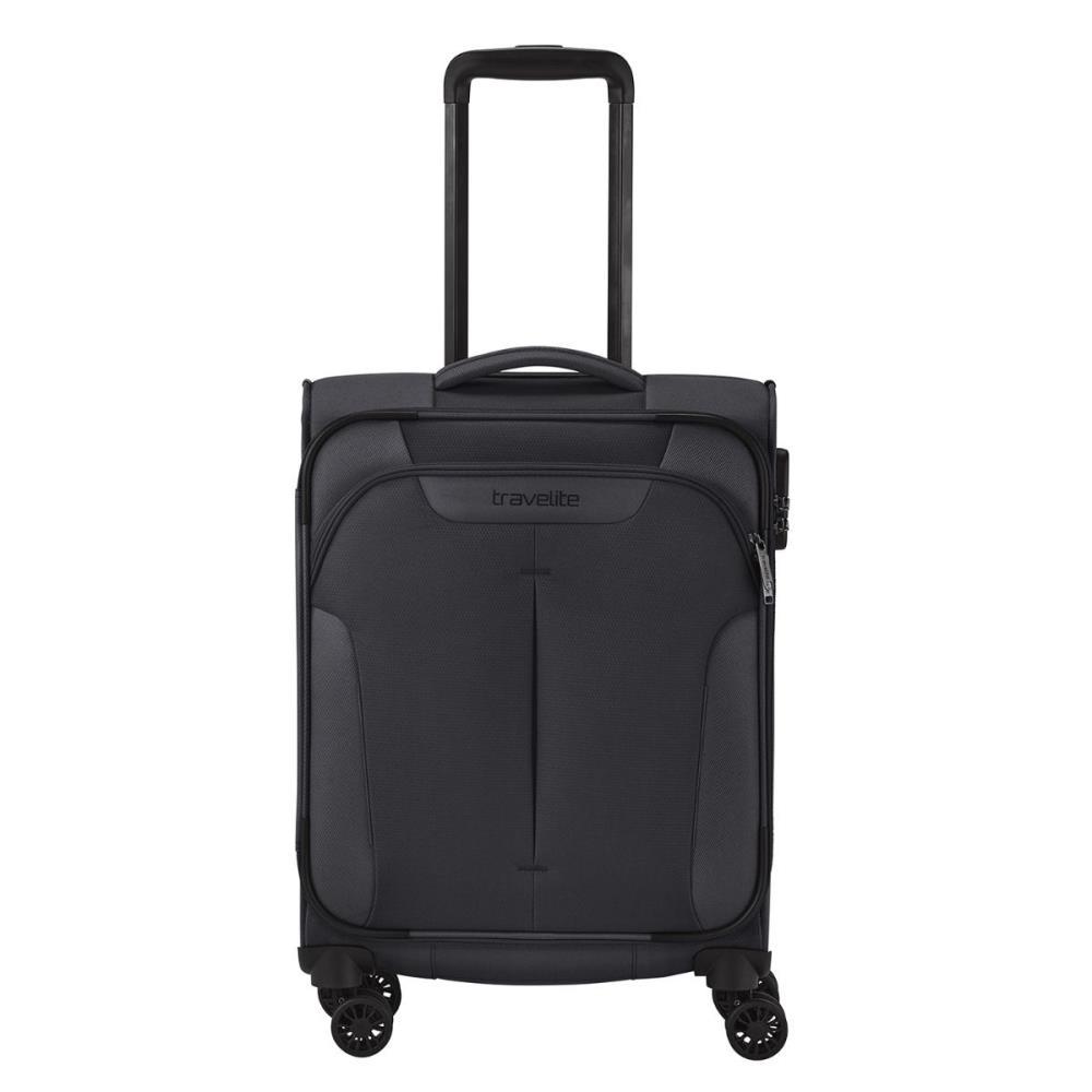 Travelite Croatia Anthrazit 4-Rollen Trolley S 55 cm