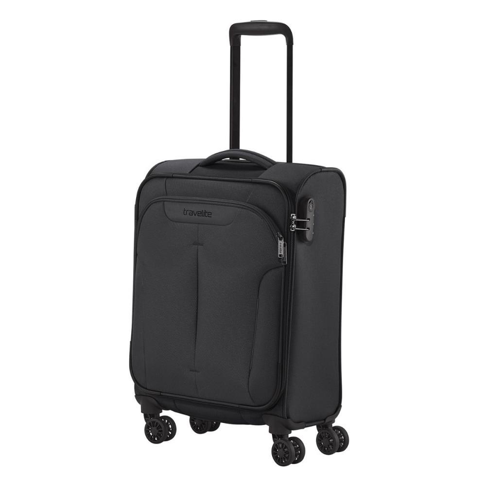 Travelite Croatia Anthrazit 4-Rollen Trolley S 55 cm