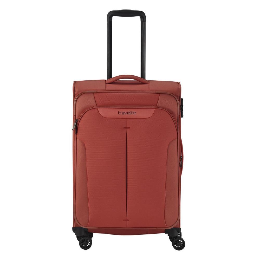 Travelite Croatia Koralle 4-Rollen Trolley M 67 cm