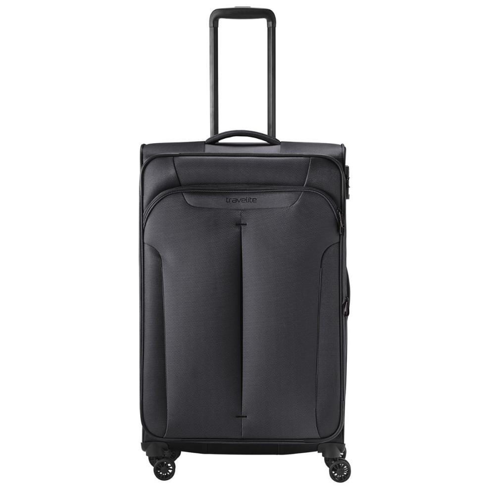 Travelite Croatia Anthrazit 4-Rollen Trolley L 77 cm