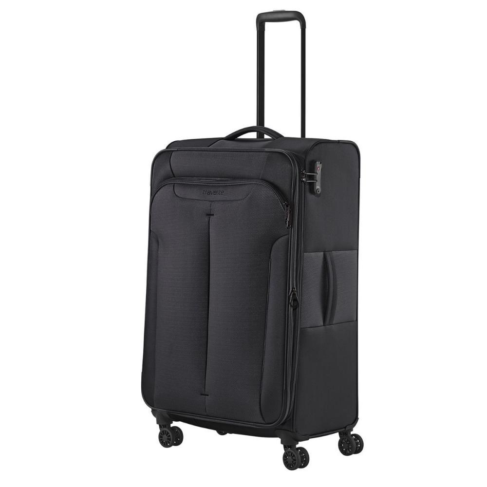 Travelite Croatia Anthrazit 4-Rollen Trolley L 77 cm