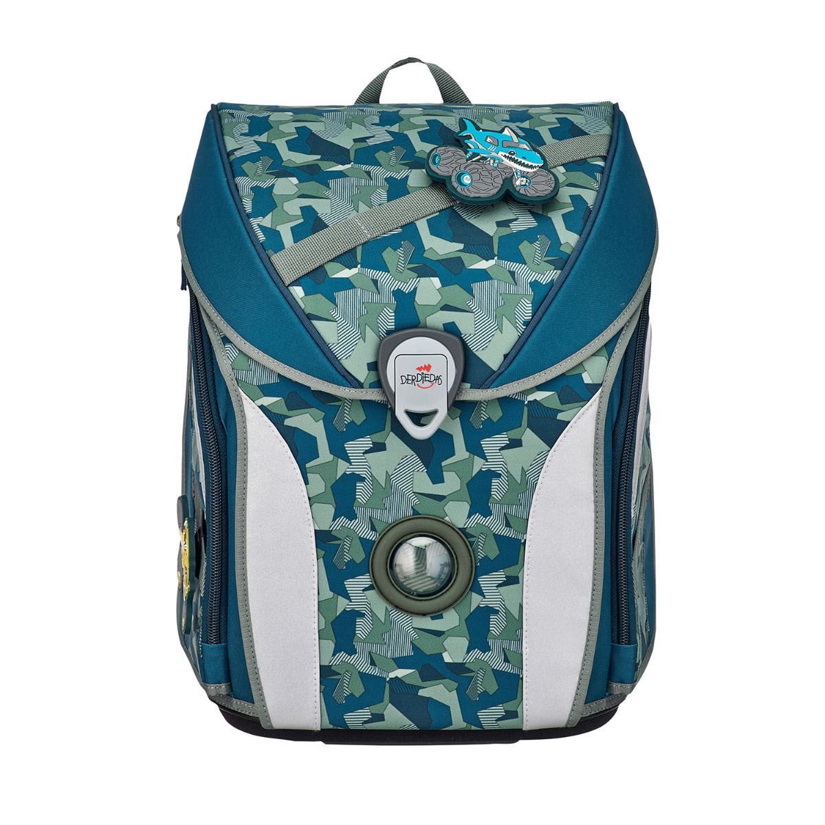 DerDieDas ErgoFlex MAX BUTTONS Monster Truck Schulranzen Set 5tlg.