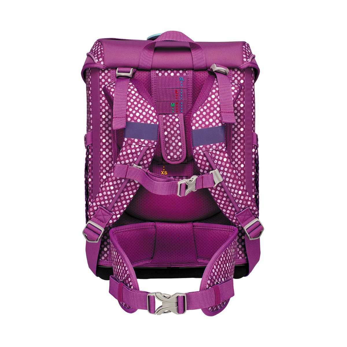 DerDieDas ErgoFlex EASY Purple Dots Schulranzen Set 5tlg.