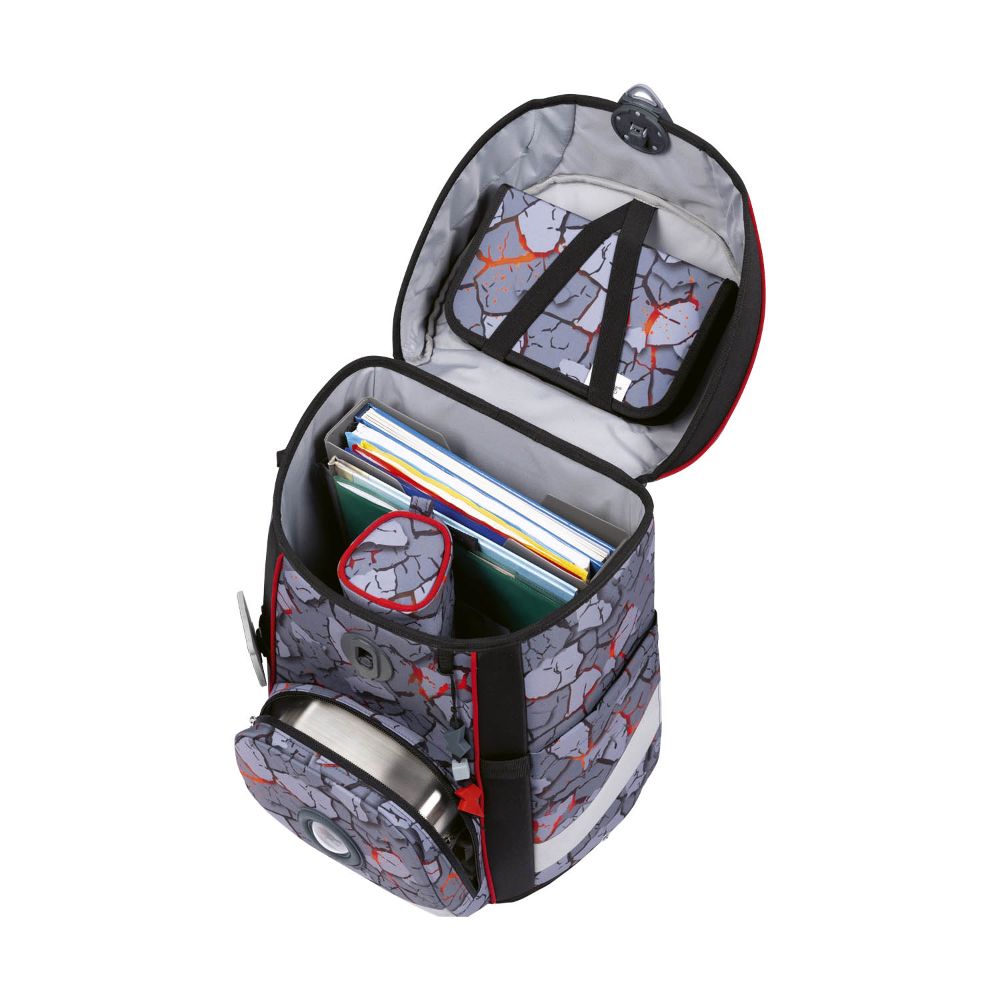 DerDieDas ErgoFlex Easy Dragon Flame Schulranzen Set 5tlg.