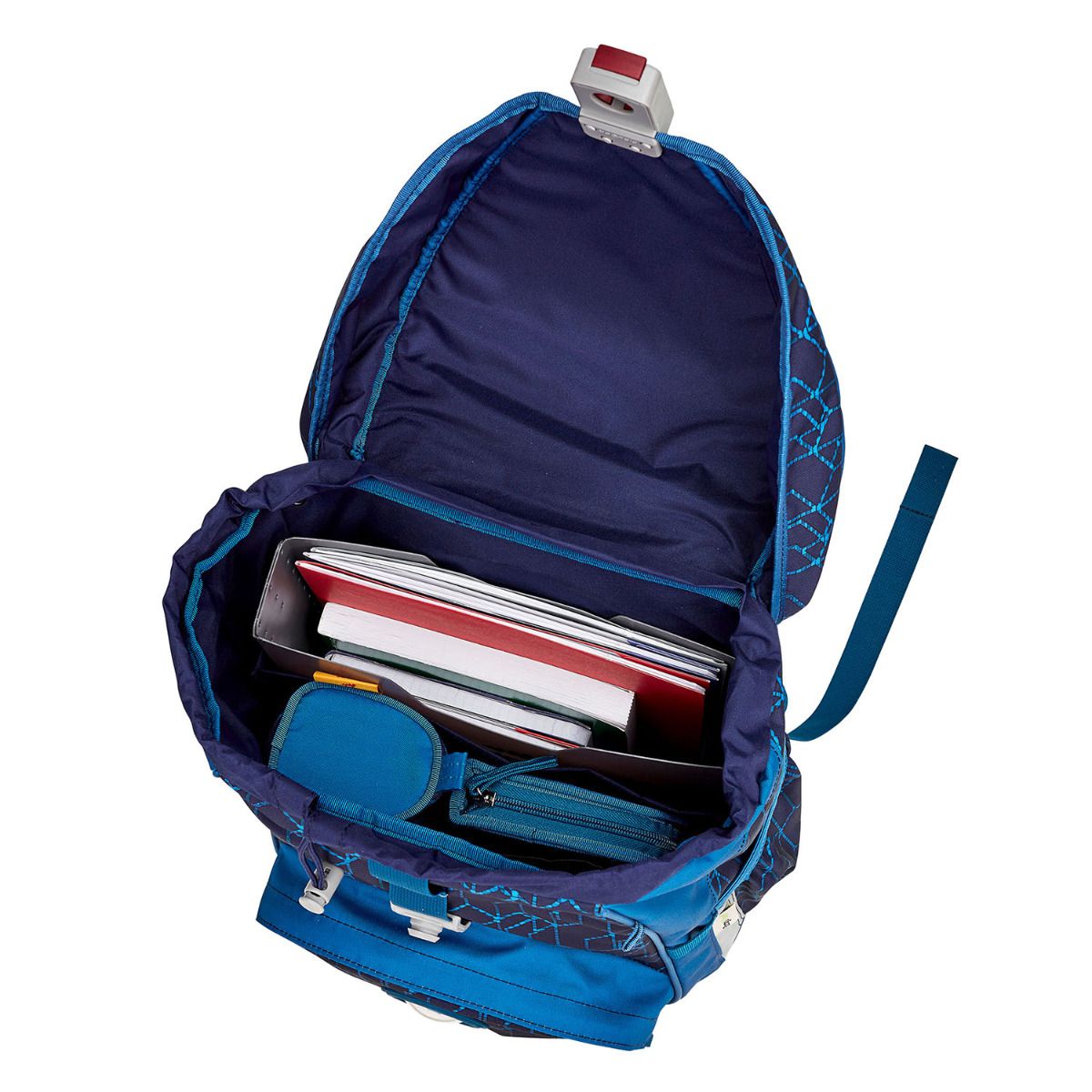 DerDieDas ErgoFlex Blue Speed Schulrucksack Set 5tlg.