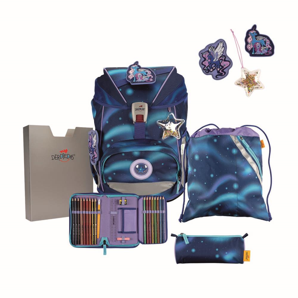 DerDieDas ErgoFlex Luna Schulrucksack Set 5tlg.