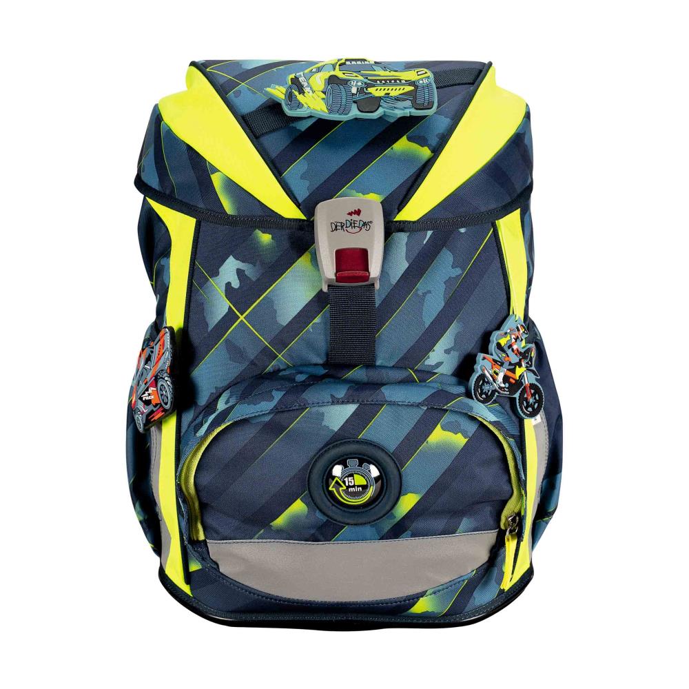DerDieDas ErgoFlex Speed Challenge Schulrucksack Set 5tlg.
