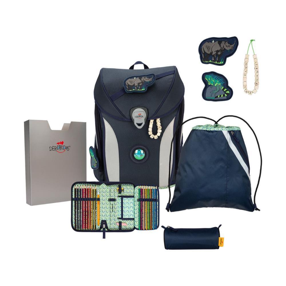 DerDieDas ErgoFlex MAX ECO Limited Edition Blue Planet Schulranzen Set 5tlg.