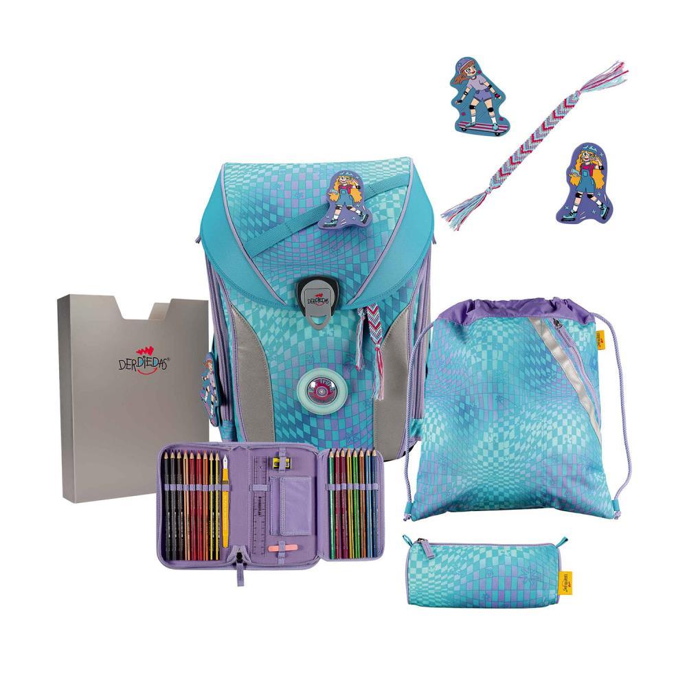 DerDieDas ErgoFlex MAX LED Limited Edition Active Schulranzen Set 5tlg.