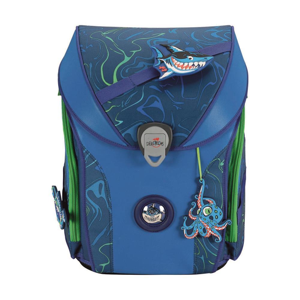 DerDieDas ErgoFlex MAX Exklusiv SUPERFLASH Water Splash Schulranzen Set 5tlg.