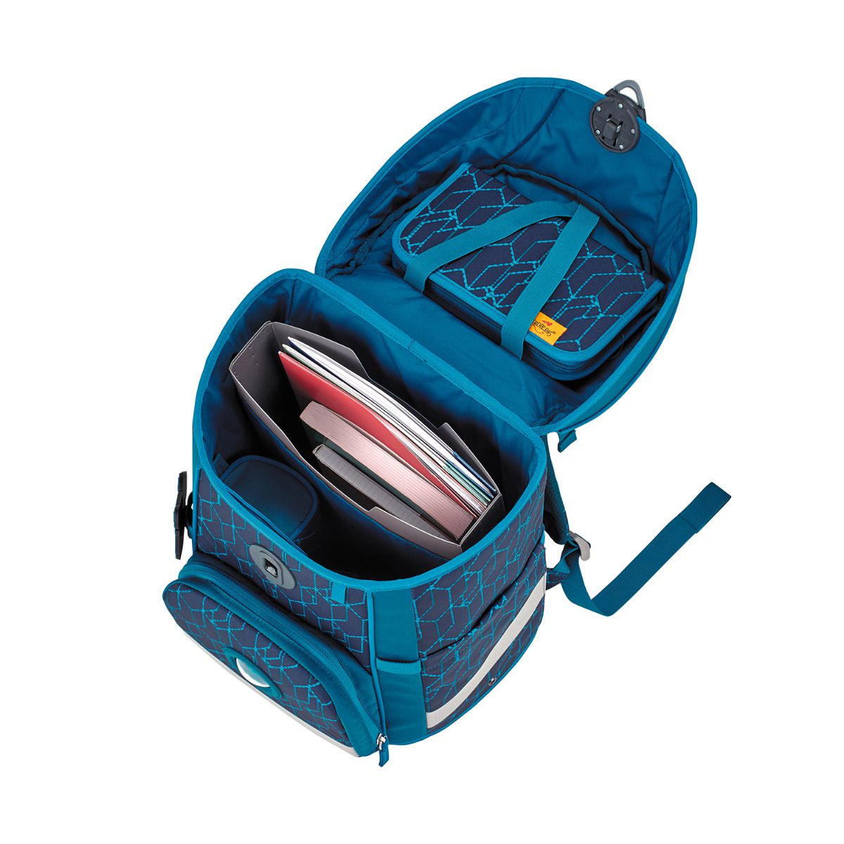 DerDieDas ErgoFlex Easy Blue Speed Schulranzen Set 5tlg.