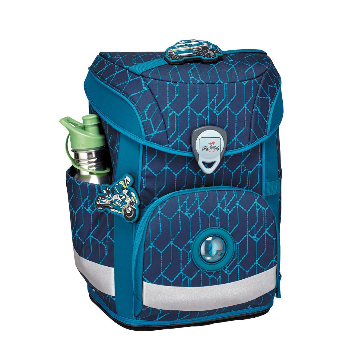 DerDieDas ErgoFlex Easy Blue Speed Schulranzen Set 5tlg.