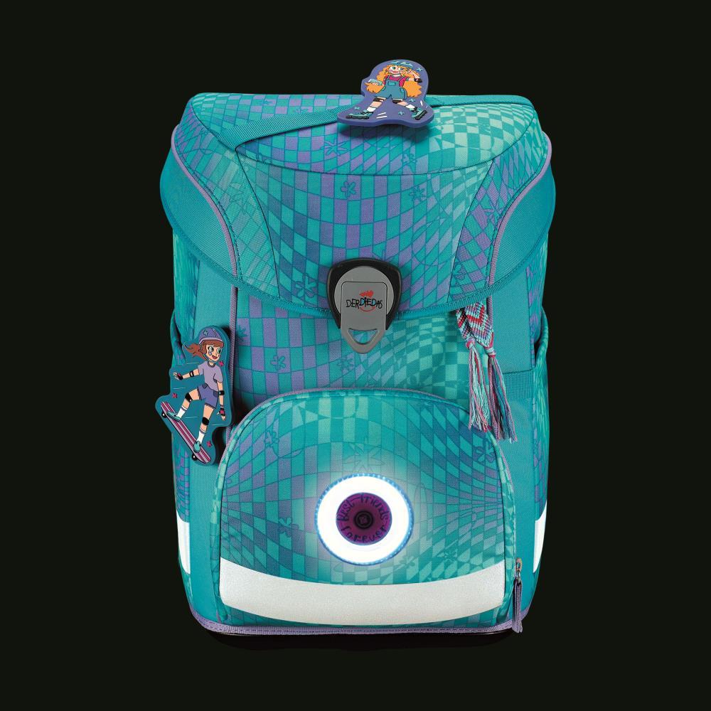 DerDieDas ErgoFlex EASY LED Limited Edition Active Schulranzen Set 5tlg.