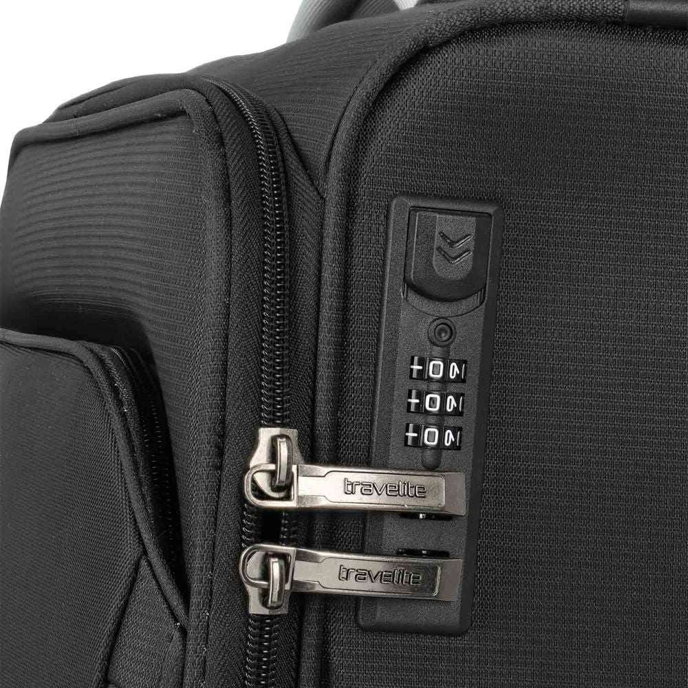 Travelite Jetpack Multi Light 2-Rollen Bordtrolley Schwarz