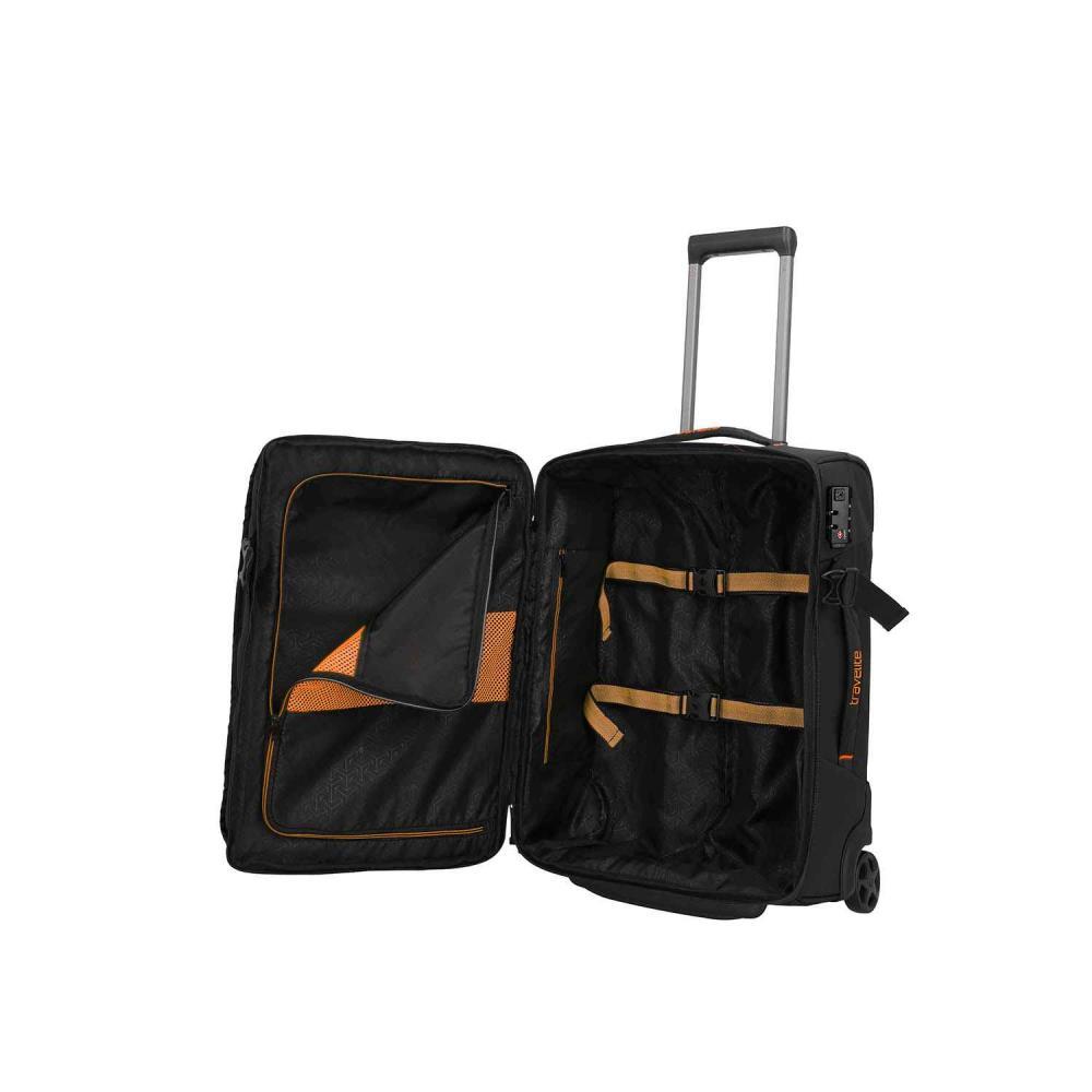 Travelite Briize Schwarz Rollenreisetasche S 55 cm
