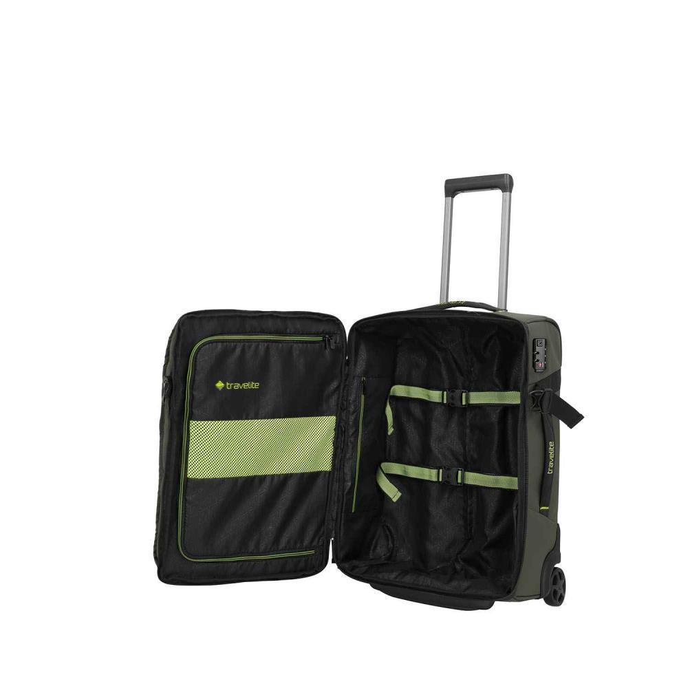 Travelite Briize Khaki Rollenreisetasche S 55 cm