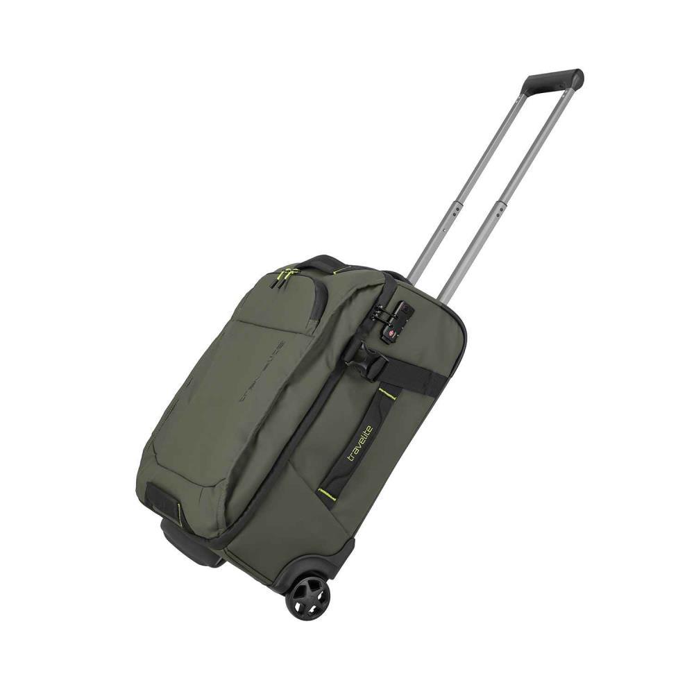 Travelite Briize Khaki Rollenreisetasche S 55 cm