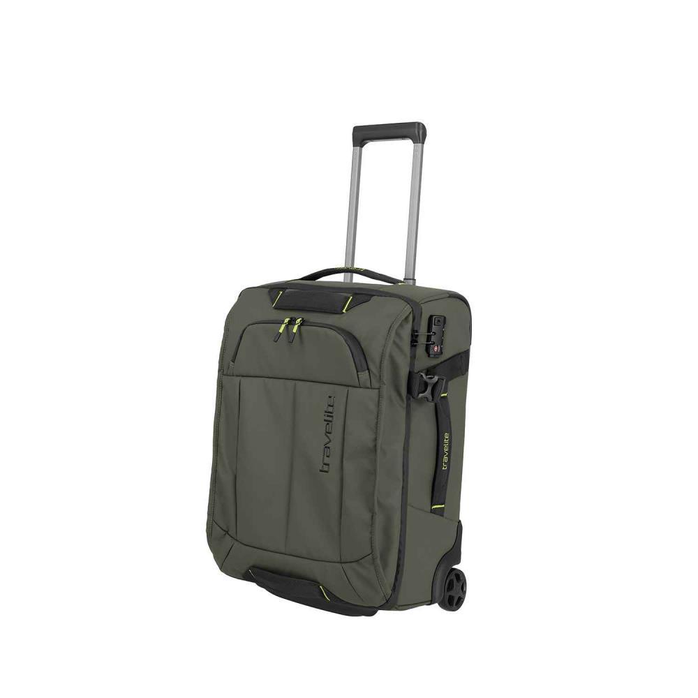 Travelite Briize Khaki Rollenreisetasche S 55 cm