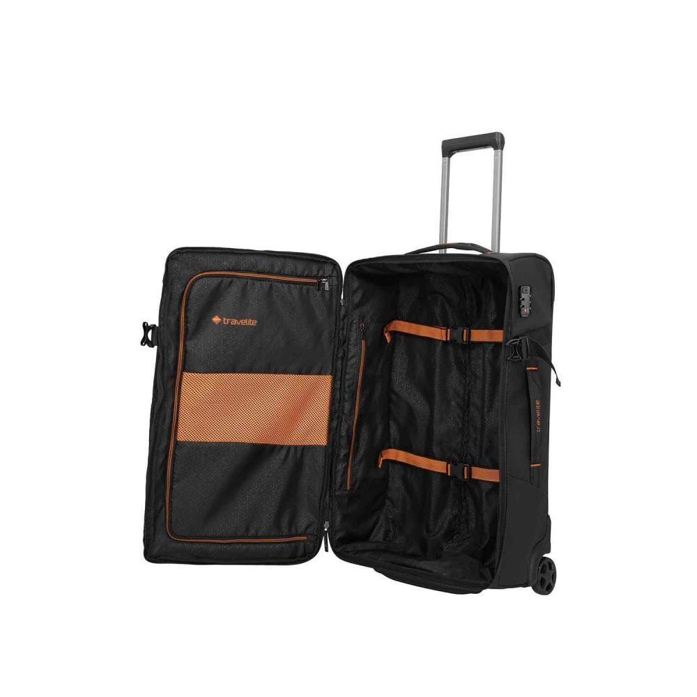 Travelite Briize Schwarz Rollenreisetasche M 67 cm