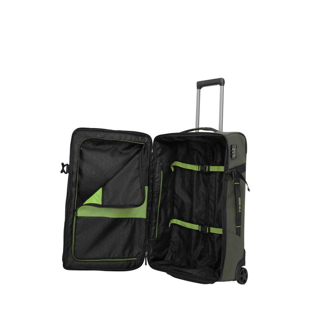 Travelite Briize Khaki Rollenreisetasche M 67 cm