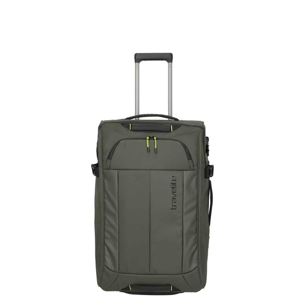 Travelite Briize Khaki Rollenreisetasche M 67 cm