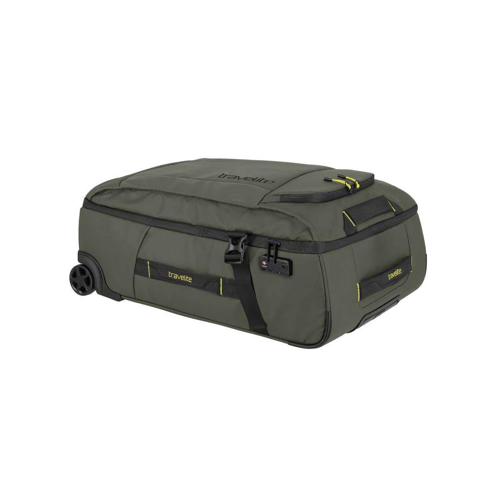 Travelite Briize Khaki Rollenreisetasche M 67 cm