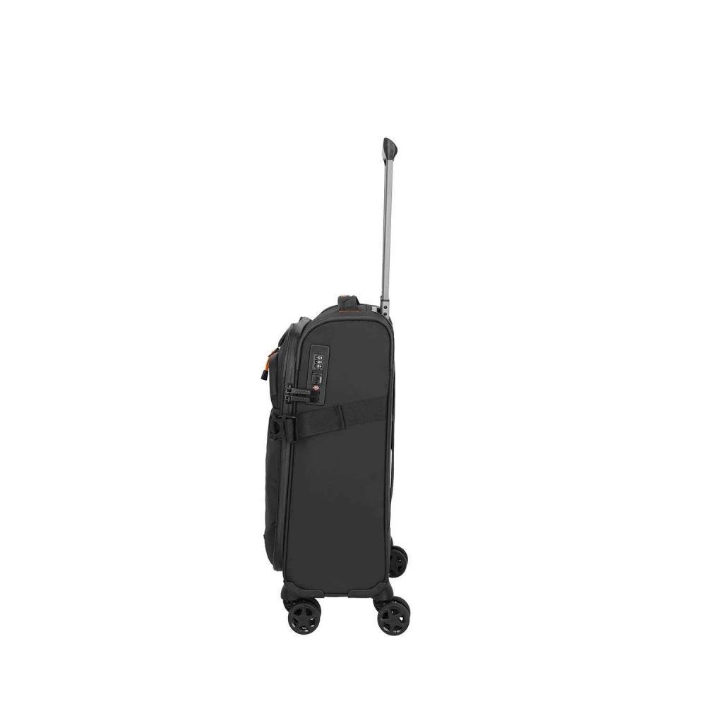 Travelite Briize Schwarz 4-Doppelrollen Trolley S 55 cm